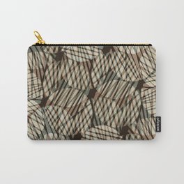 Abstract Linocut Pattern #5 Carry-All Pouch