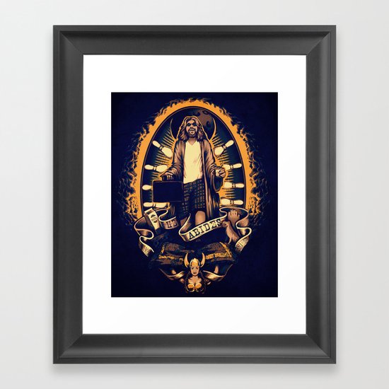 He Abides Framed Art Print