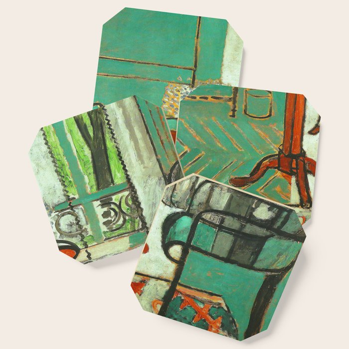 Henri Matisse The Green Room Coaster by Jon Baran Society6