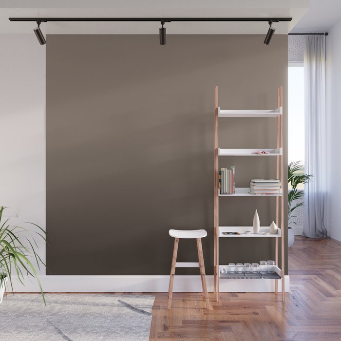 COCOA & CHOCOLATE BROWN OMBRE COLOR Wall Mural
