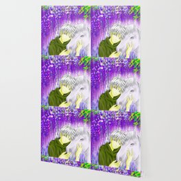 White Horse Wallpaper For Any Decor Style Society6,Anime Girl Pictures Beautiful