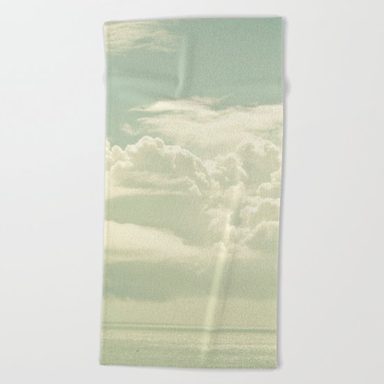 As the Clouds Gathered Beach Towel