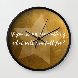 What Will You Fall For? Wall Clock