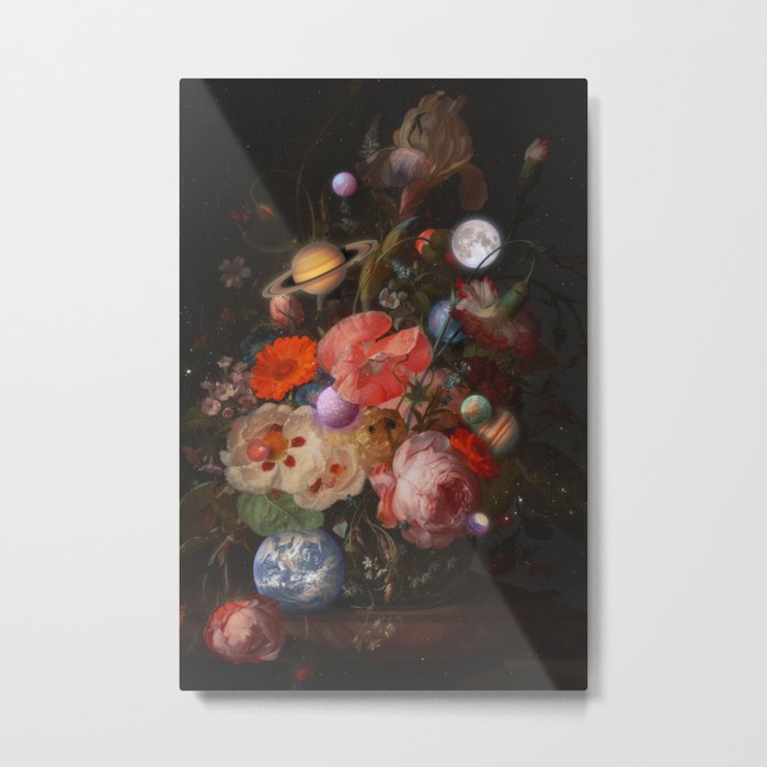 Bouquet of Planets Metal Print