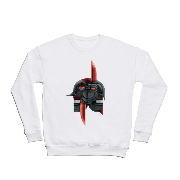 Demon heads - Red Crewneck Sweatshirt