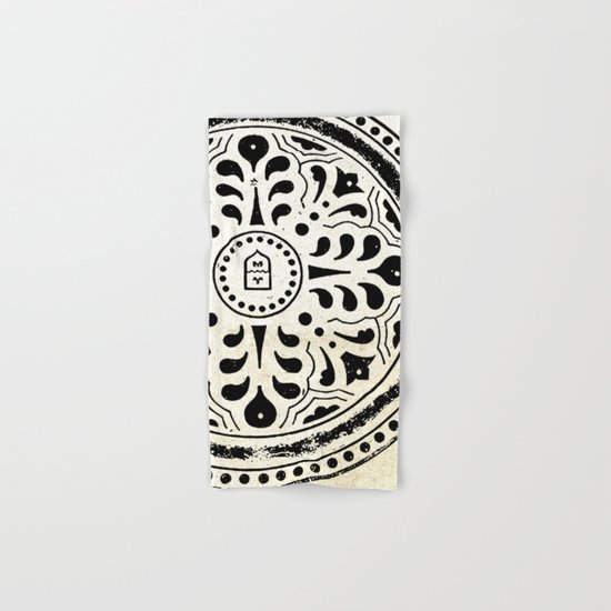 Manhole Cover 5 Hand & Bath Towel