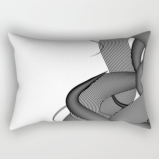 Hairy Waves Rectangular Pillow