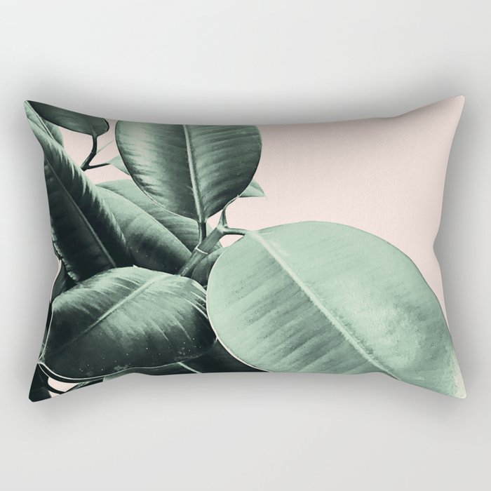 Ficus Elastica #24 #SummerVibes #foliage #decor #art #society6 Rectangular Pillow