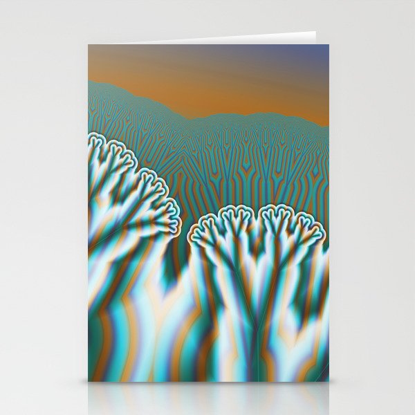 Fractal Forest Abstract Art Stationery Cards