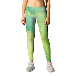 Alpine Glacier Leggings | Painting, Abstract, Pattern 