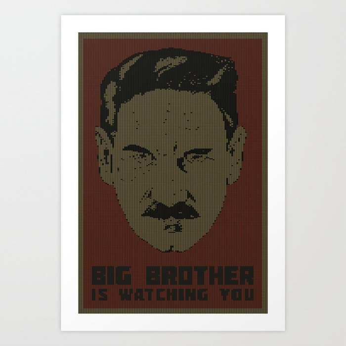 BIG BROTHER IS WATCHING YOU Art Print