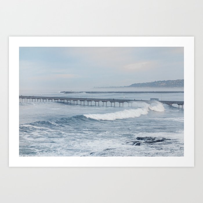 Morning at Ocean Beach California Art Print