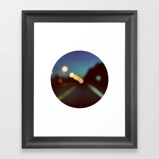 Drive Framed Art Print