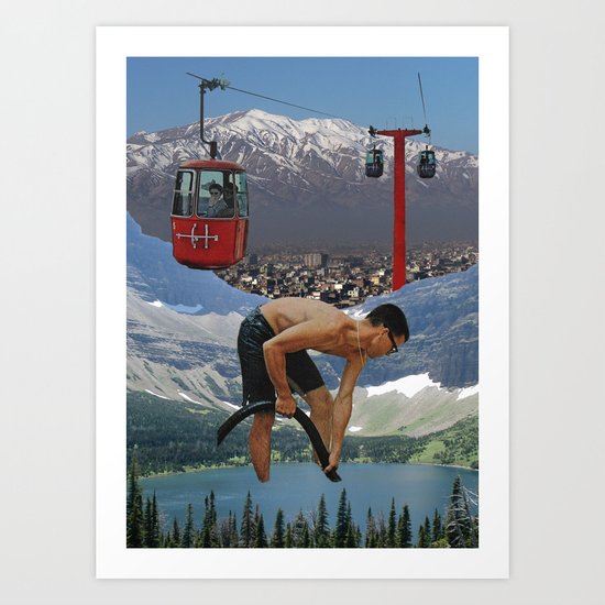 The Tourists Art Print