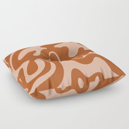 35 Abstract Liquid Swirly Shapes 220725 Valourine Digital Design  Floor Pillow