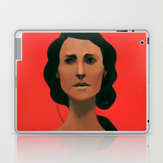 Lady in Red Laptop & iPad Skin