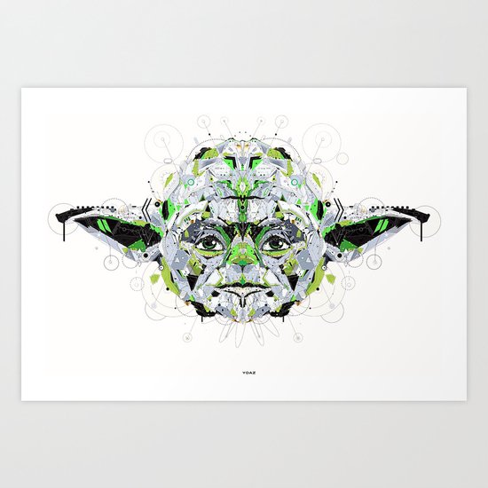 yoda Art Print