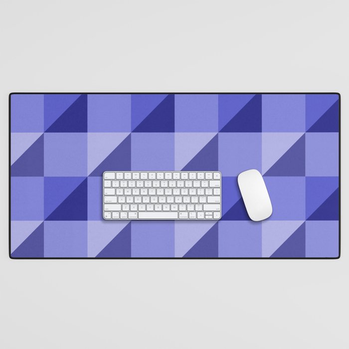 Very Peri Grid Desk Mat