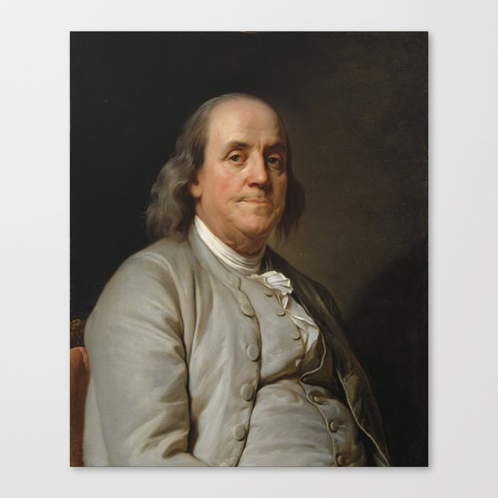 Benjamin Franklin Oil Painting Canvas Print By Fineearthprints