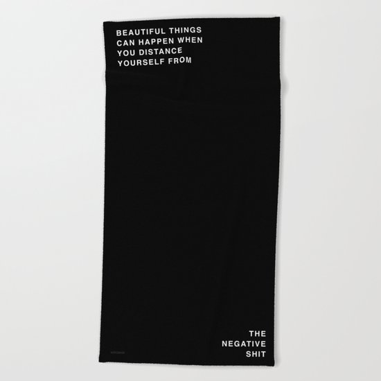 BEAUTIFUL THINGS Beach Towel