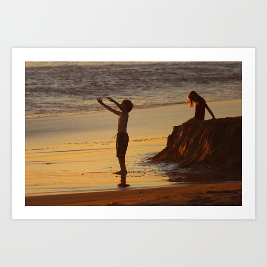 End of a Good Day Art Print