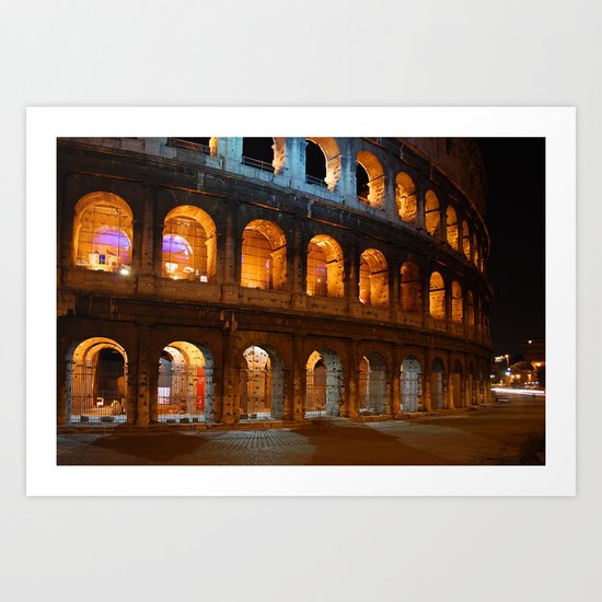 Colosseum - Rome, Italy Art Print