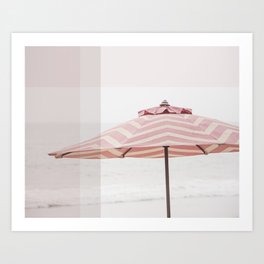 Beach Umbrella I Art Print