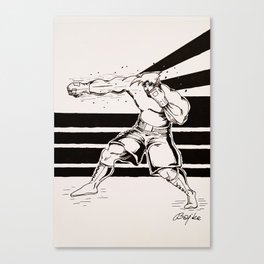 Boxer Canvas Print