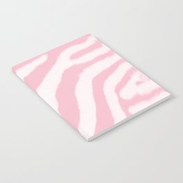 Pastel pink zebra print Notebook