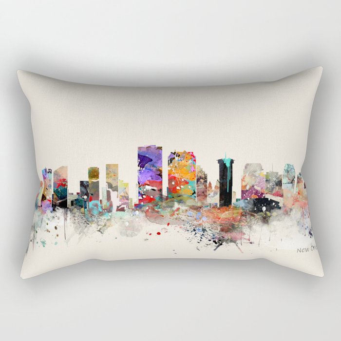 new orleans skyline Rectangular Pillow