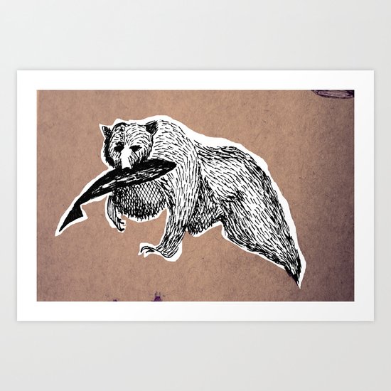 Bear 3 Art Print