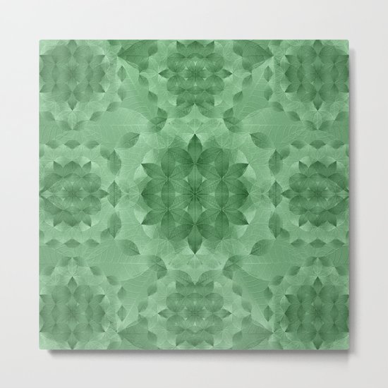 The Flower of Life - Leaf Pattern 3 Metal Print