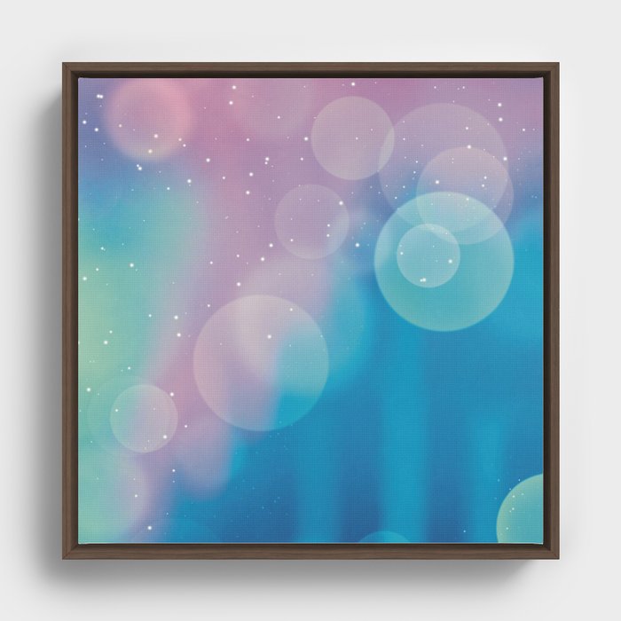 Sparkle of Space Framed Canvas