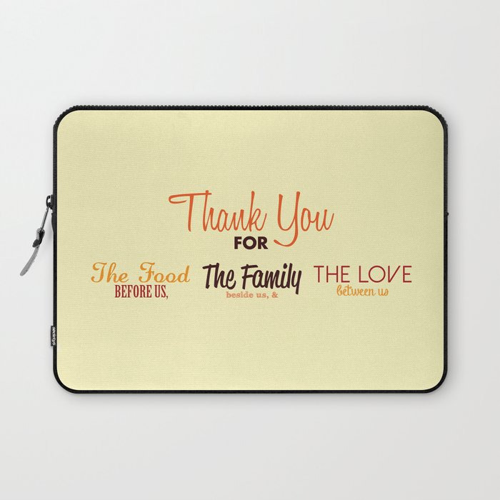 Thanksgiving Grace | Fall Colors Laptop Sleeve