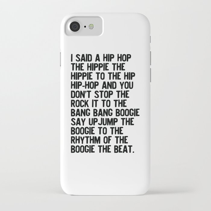 rappers delight hip hop classic music iphone case