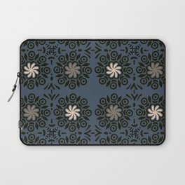 Blue Ceramic Tile Pattern Laptop Sleeve
