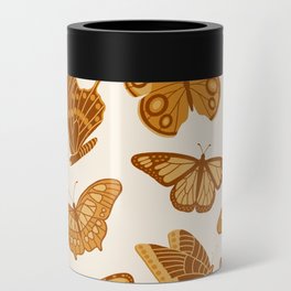 Texas Butterflies – Golden Yellow Pattern Can Cooler