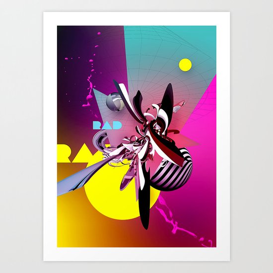 Rad Art Print