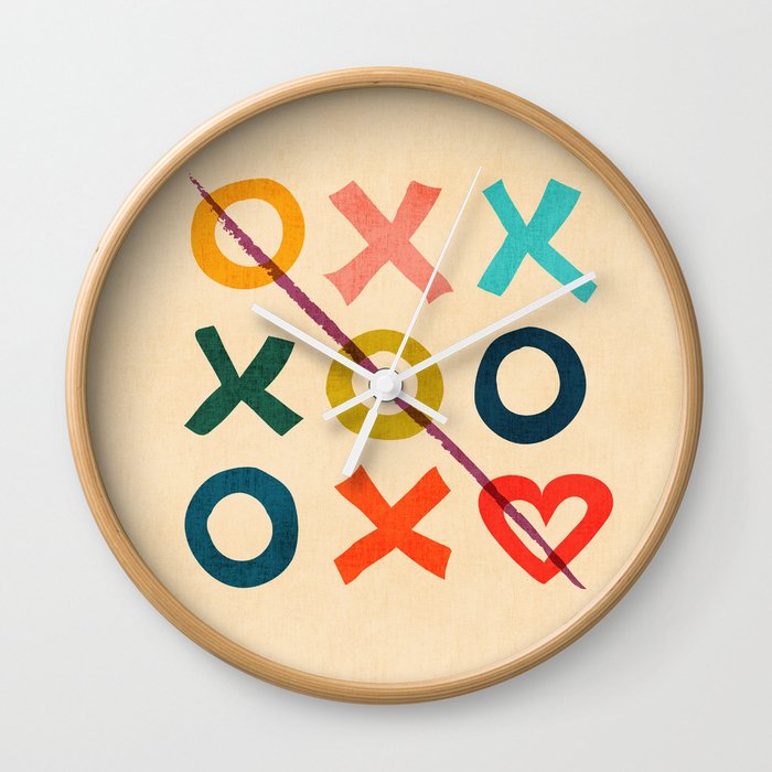 xoxo Love Wall Clock