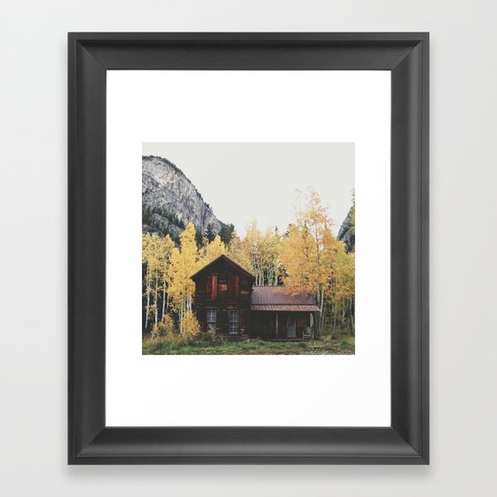 Crystal Cabin Framed Art Print