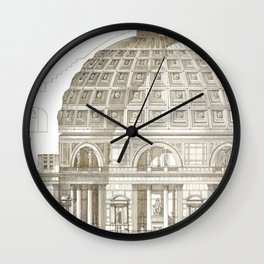 Pantheon Of Rome Wall Clock