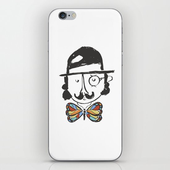 a classy butterfly collector iPhone & iPod Skin
