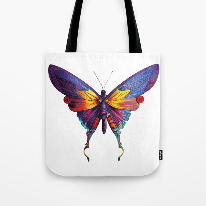 Vibrant and colorful butterfly Tote Bag