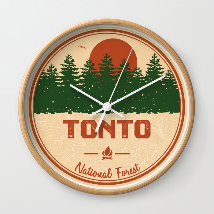 Tonto National Forest Wall Clock