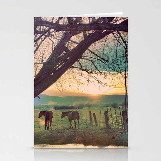 horses Stationery Cards
