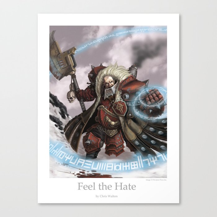 Feel the Hate Canvas Print