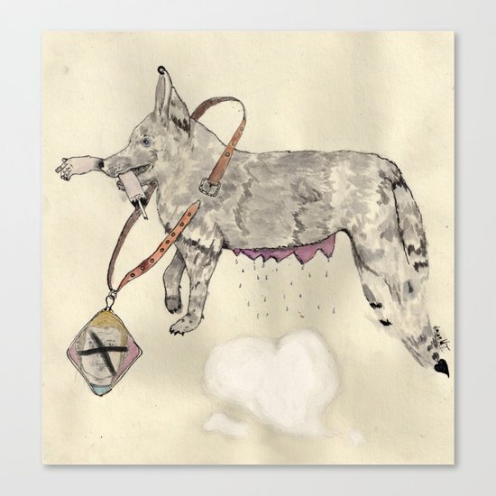 Love: A Bitch Canvas Print