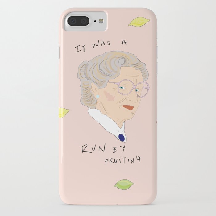 run by fruiting iphone case