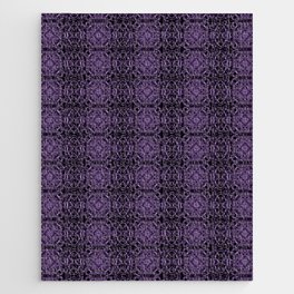Liquid Light Series 26 ~ Purple Abstract Fractal Pattern Jigsaw Puzzle