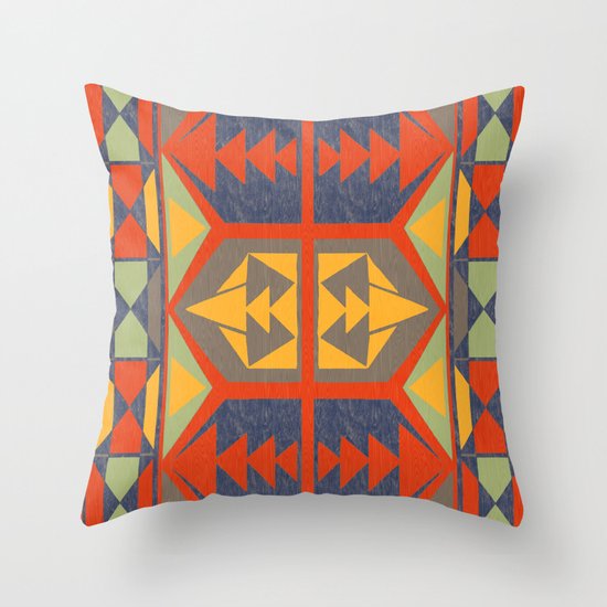 Going Native Throw Pillow